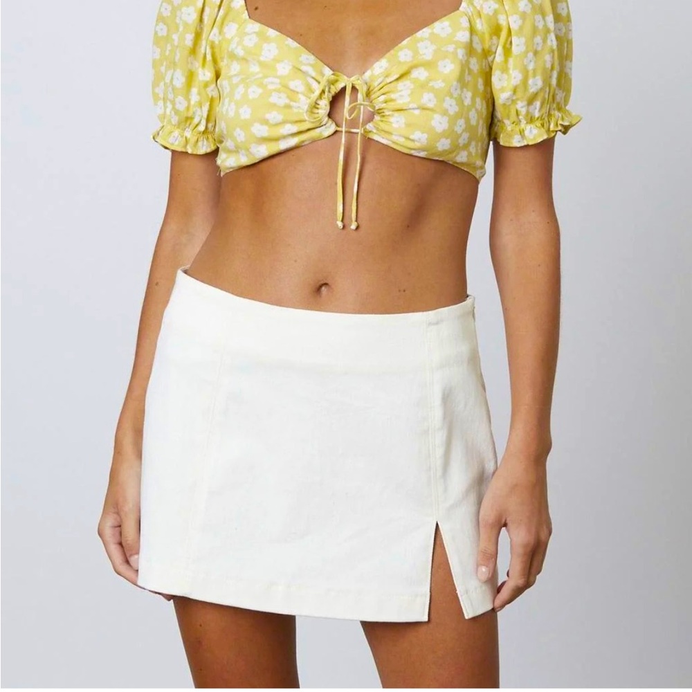 White Mini Skirt NWT